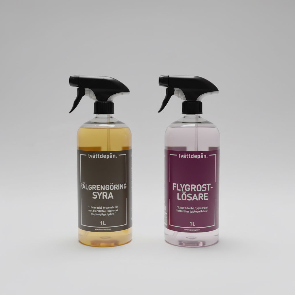 Fälgrengöring syra och flygrostlösare - 1 liters från Tvättdepån