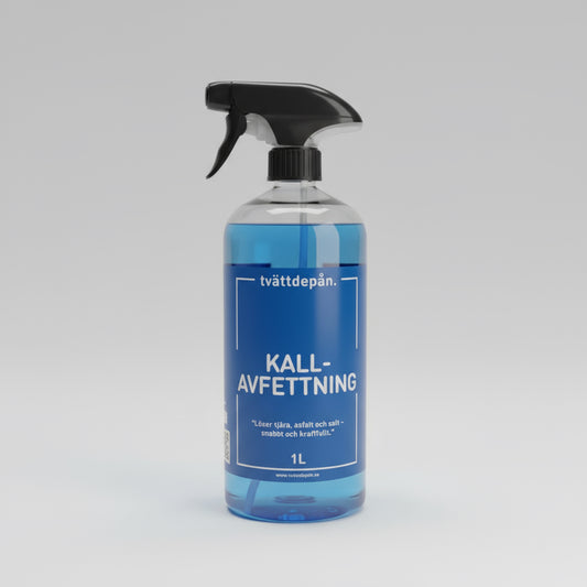 Kallavfettning 1 liter med spraytrigger - Tvättdepån